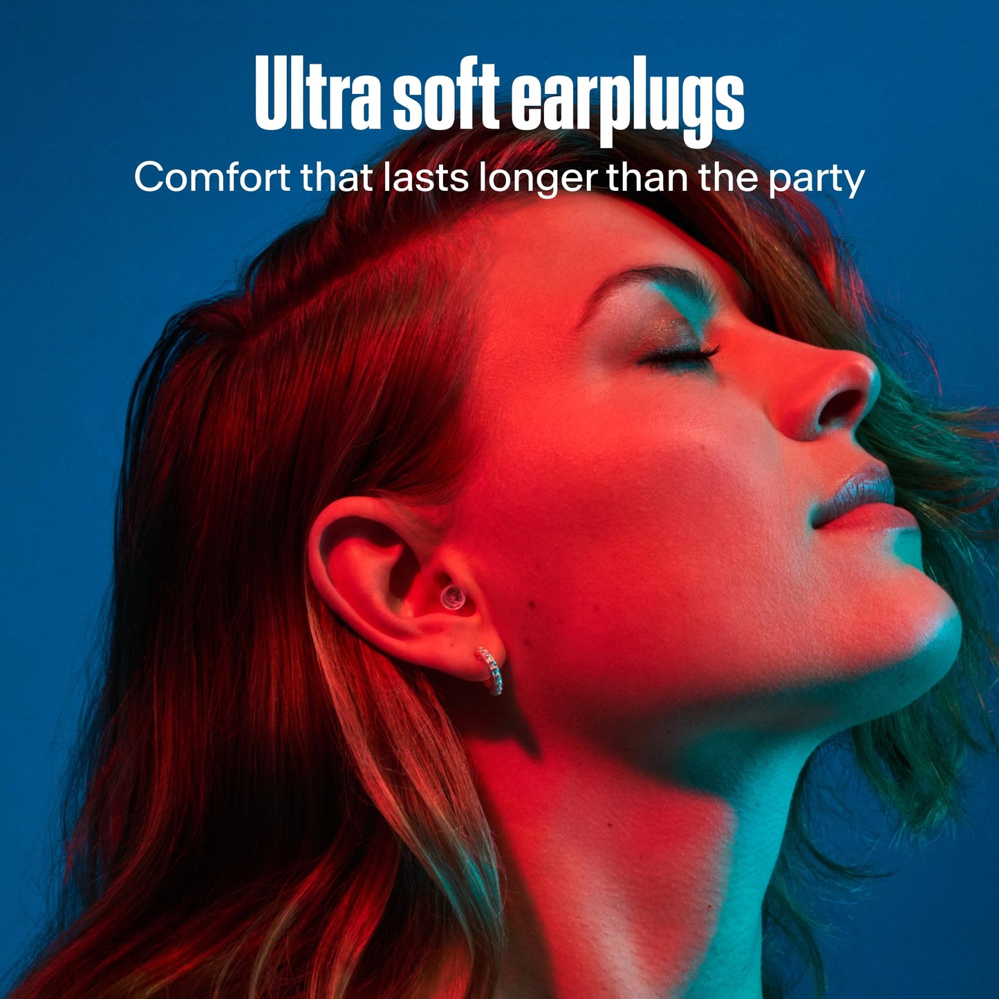 Alpine PartyPlug Concert Ear Plugs - Noise Reduction Ear Plugs for Party, Concert, Festival and Music - Reusable Earplugs (Transparent (Multisize)) Alpine