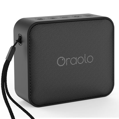 Oraolo Bluetooth Speaker, IPX7 Waterproof Portable Bluetooth Speaker with Stereo Sound, Bluetooth 5.4, Support AUX/TF Card, TWS Pairing,Small Wireless Speaker for Home, Shower, Outdoors, Travel Black - Available at All In One Marketplace Canada