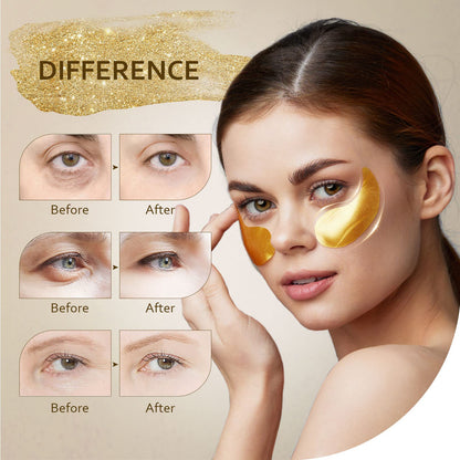 Under Eye Patches (30 Pairs), 24k Gold Eye Patches for Women and Men, Bachelorette Party Favors, Birthday Gift for Women - Skincare Self Care - USA Tested - Available at All In One Marketplace Canada