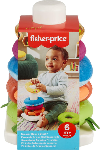 Fisher-Price Sensory Rock-a-Stack, Baby Toy