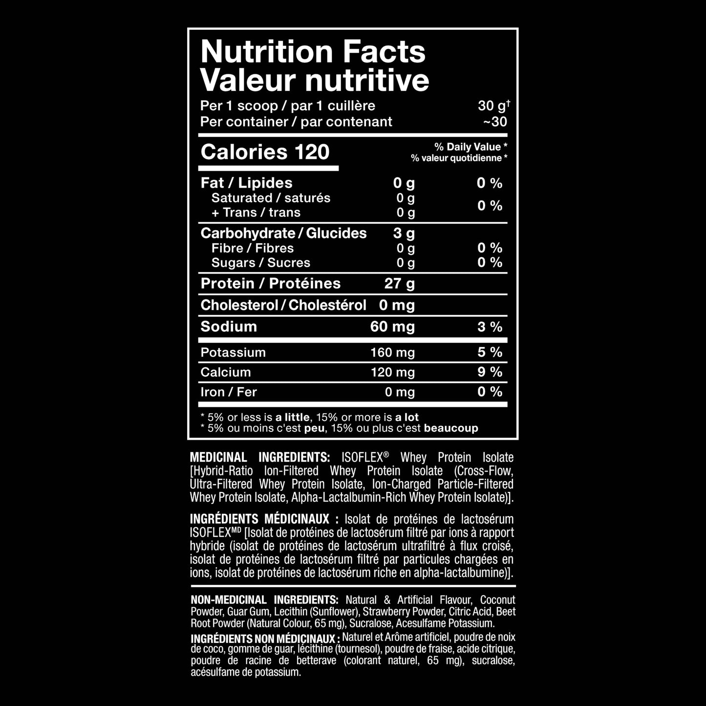 ALLMAX ISOFLEX Whey Protein Isolate, Strawberry, 2 lb 🍁 All In One Marketplace Canada