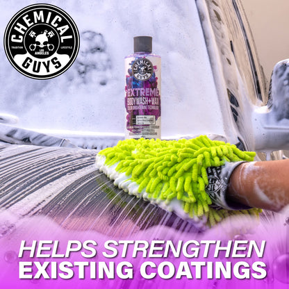 Chemical Guys Extreme Bodywash & Wax Foaming Car Wash Soap, (Works with Foam Cannons, Foam Guns or Bucket Washes) Safe for Cars, Trucks, Motorcycles, RVs & More, 1.89 L, Grape Scent 🍁 All In One Marketplace Canada