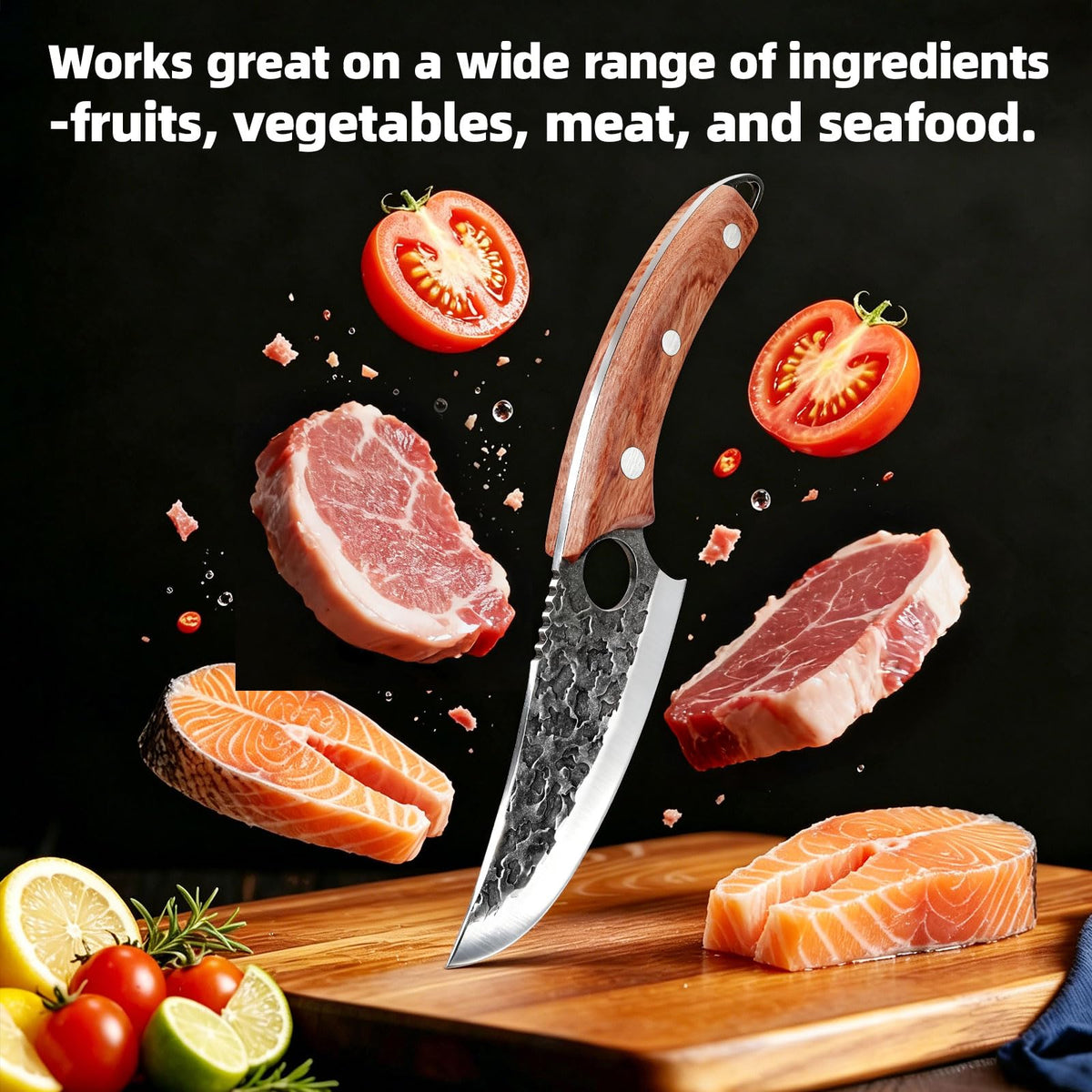 Christmas Stocking Stuffers for Men, Kitchen Knife Sharp, Japanese Steel Chef Knife, Birthday Unique Gifts for Men Him Dad Boyfriend Husband, Hand Forged Boning Knives for Meat Cutting Cleaver 🍁 All In One Marketplace Canada