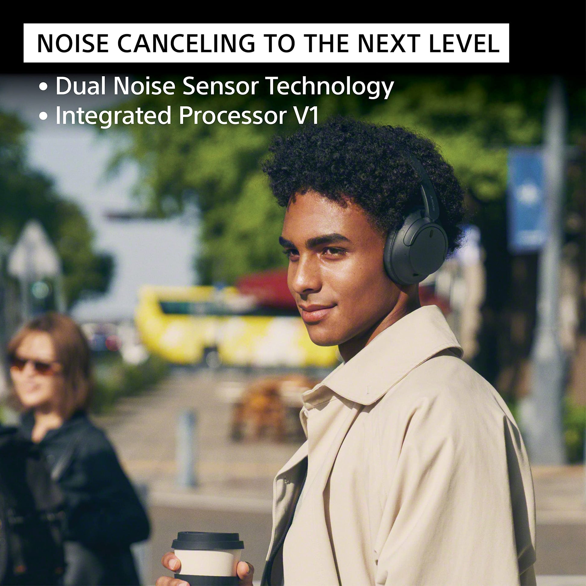 Sony WH-CH720N Noise Cancelling Wireless Headphones Bluetooth Over The Ear Headset with Microphone and Alexa Voice Control, Black