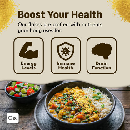 Coolinario Nutritional Yeast, Fortified, Large Flakes (1 GAL - 1.5 LBS) - Available at All In One Marketplace Canada