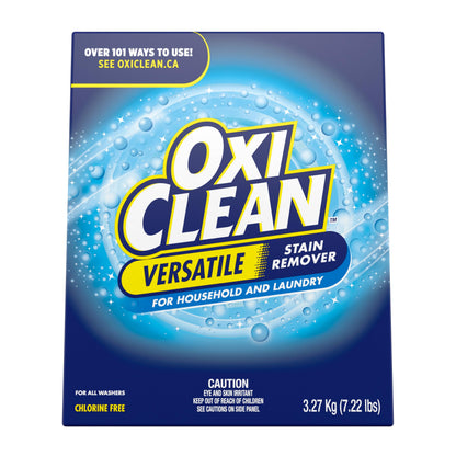 OxiClean Versatile Stain Remover Powder for Household, Laundry, Carpet, and Upholstery - Colour Safe, Chlorine Bleach Free, 3.27 kg