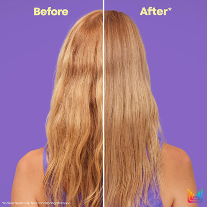Matrix So Silver Purple Shampoo, Neutralizes Yellow Tones, For Blonde, Grey, and Platinum Hair, Color Depositing and Clarifying Shampoo For Color Treated Hair, Vegan