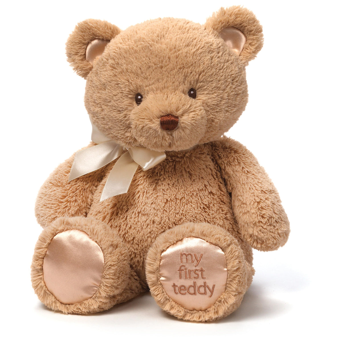 GUND My First Teddy Bear 15-Inch Brown Stuffed Animal Plush Toy for Ages 0+