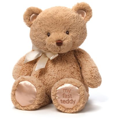 GUND My First Teddy Bear 15-Inch Brown Stuffed Animal Plush Toy for Ages 0+