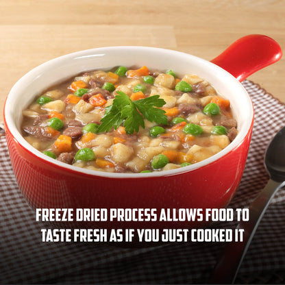 Mountain House Beef Stew, Freeze Dried Emergency Food, Single Pouch Mountain House
