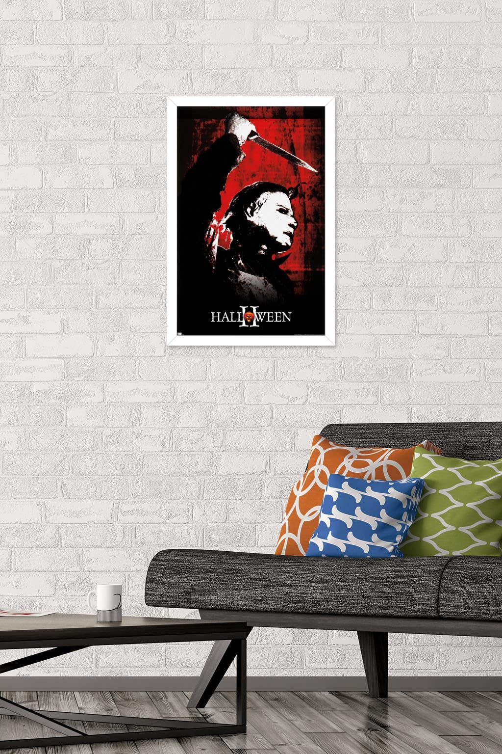 Halloween II - Affiche murale rouge