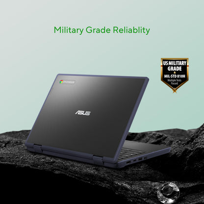 ASUS Chromebook Laptop, 11.6" HD Display, MediaTek Kompanio 520, 4GB RAM, 64GB Storage, Spill Resistant Keyboard, HD Camera with Privacy Shutter, Antimicrobial Guard, ChromeOS, CZ1104CM2A-AS01-CB - Available at All In One Marketplace Canada