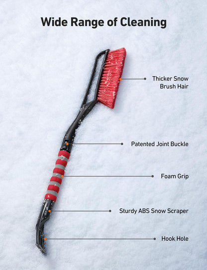 AstroAI 27" 2-in-1 Detachable Snow Brush & Ice Scrapers for Car Windshield 🍁 All In One Marketplace Canada