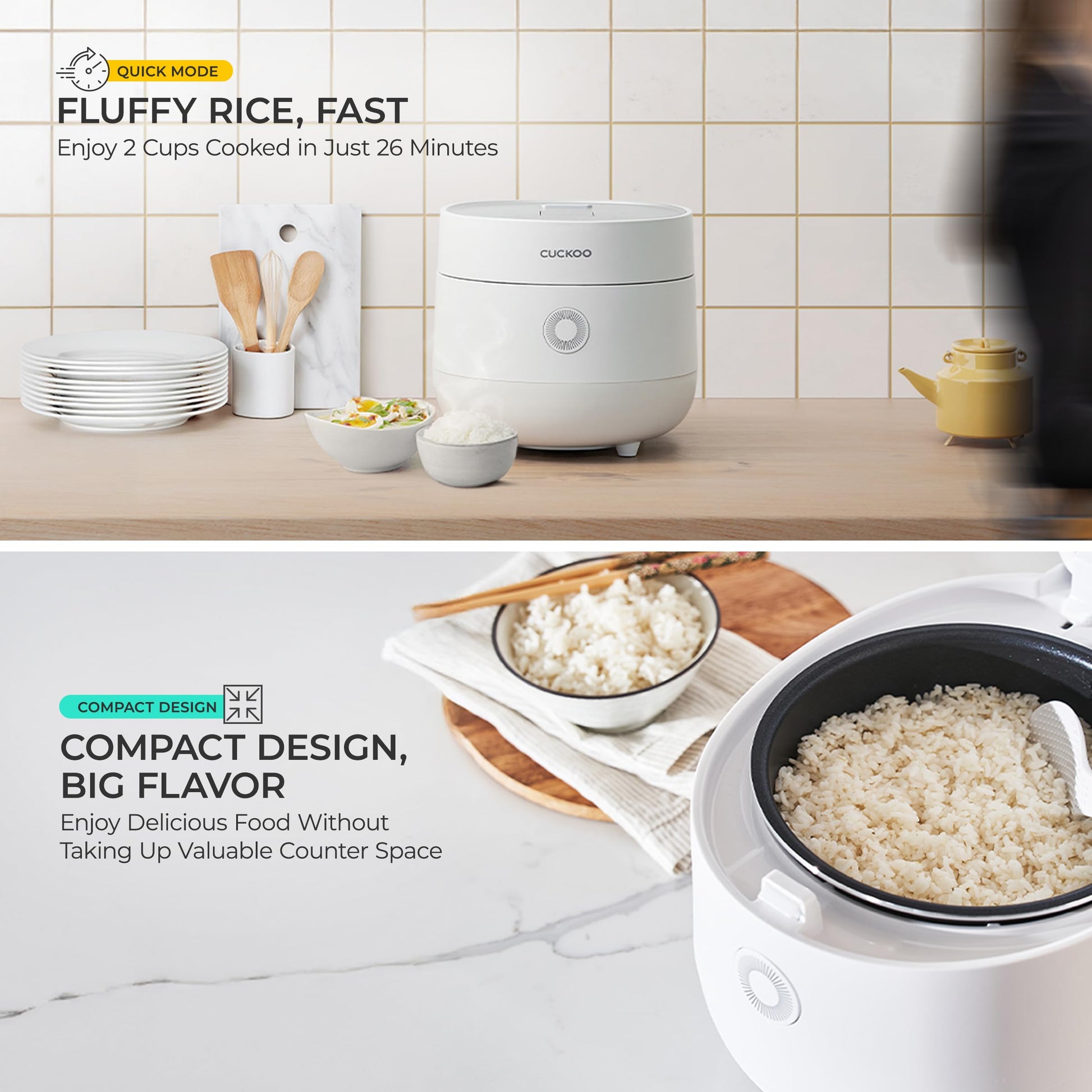 CUCKOO CR-0375FW | 3-Cup (Uncooked) Micom Rice Cooker | 10 Menu Options: Oatmeal, Brown Rice & More, Touch-Screen, Nonstick Inner Pot | White (CR-0375FW) CUCKOO