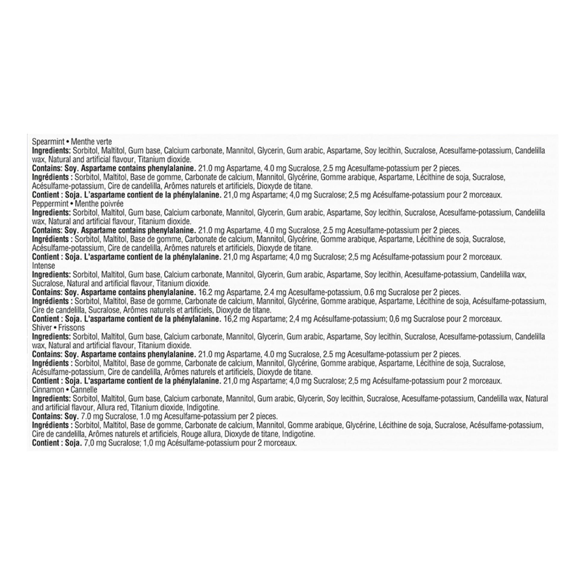 Dentyne Ice Assorted Sugar-Free Gum - 24 Pack (288 Pieces)