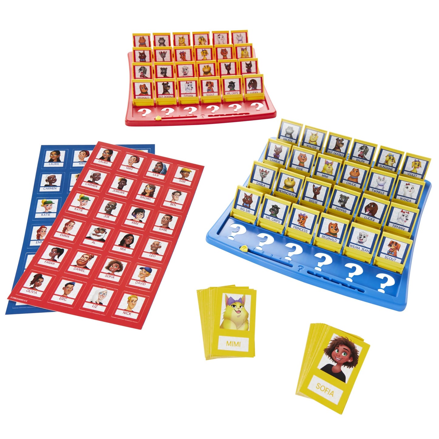 Hasbro Guess Who? Board Game with People and Pets, The Original Guessing Game for Kids Ages 6 and Up, Includes People Cards and Pets Cards (English), F1360 🍁 All In One Marketplace Canada