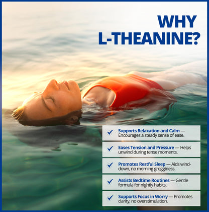 CanPrev L-Theanine with Magnesium, 90 Capsules 90-Day Supply - Promote Relaxation and Calmness - Without Drowsiness - Synergistic Blend for Well-being Management - Vegan, Non-GMO and Gluten-Free - Available at All In One Marketplace Canada