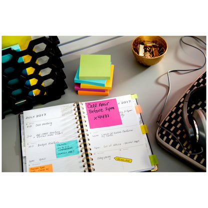 Post-it Mini Notes, 1 3/8 in x 1 7/8 in, 24 Pads, Assorted Colors, Poptimistic Collection