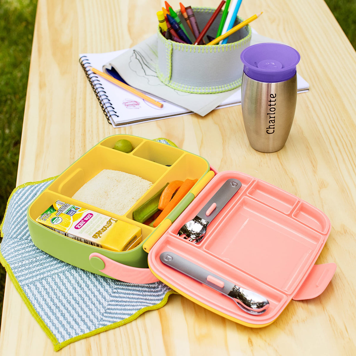 Munchkin Lunch Bento Box, Yellow