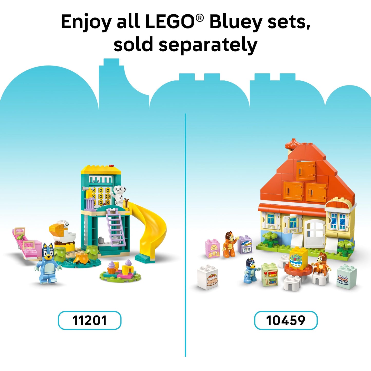 LEGO DUPLO Bluey Ice Cream Trip with Bluey - Toddler Toy for Kids, Boys, and Girls Ages 2+ - Includes Figure and Ice Cream Stand - Sensory Toy for Pretend Play - Preschool Gift Idea - 10458 LEGO
