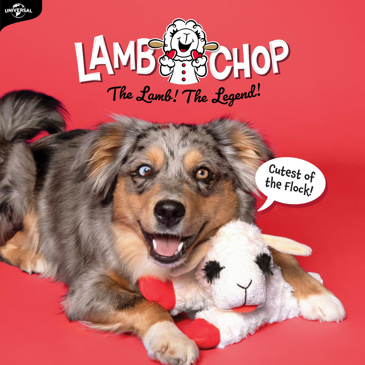 MultiPet MU48375 Plush Dog Toy, Lambchop, 10'', White