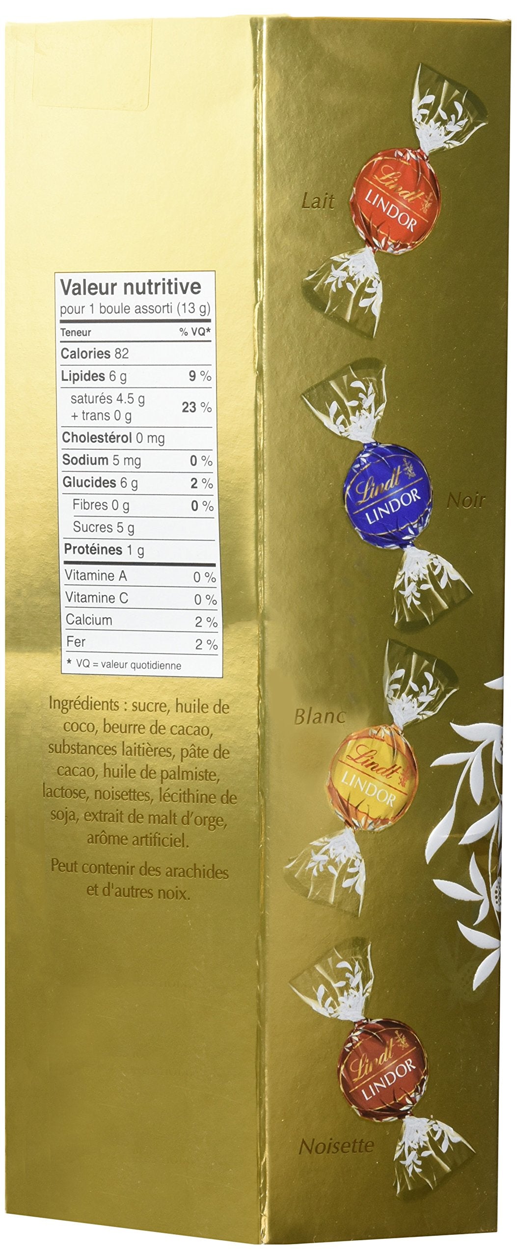 Lindt Lindor Assorted Chocolate Truffles - 900g Value Pack with 4 Flavors