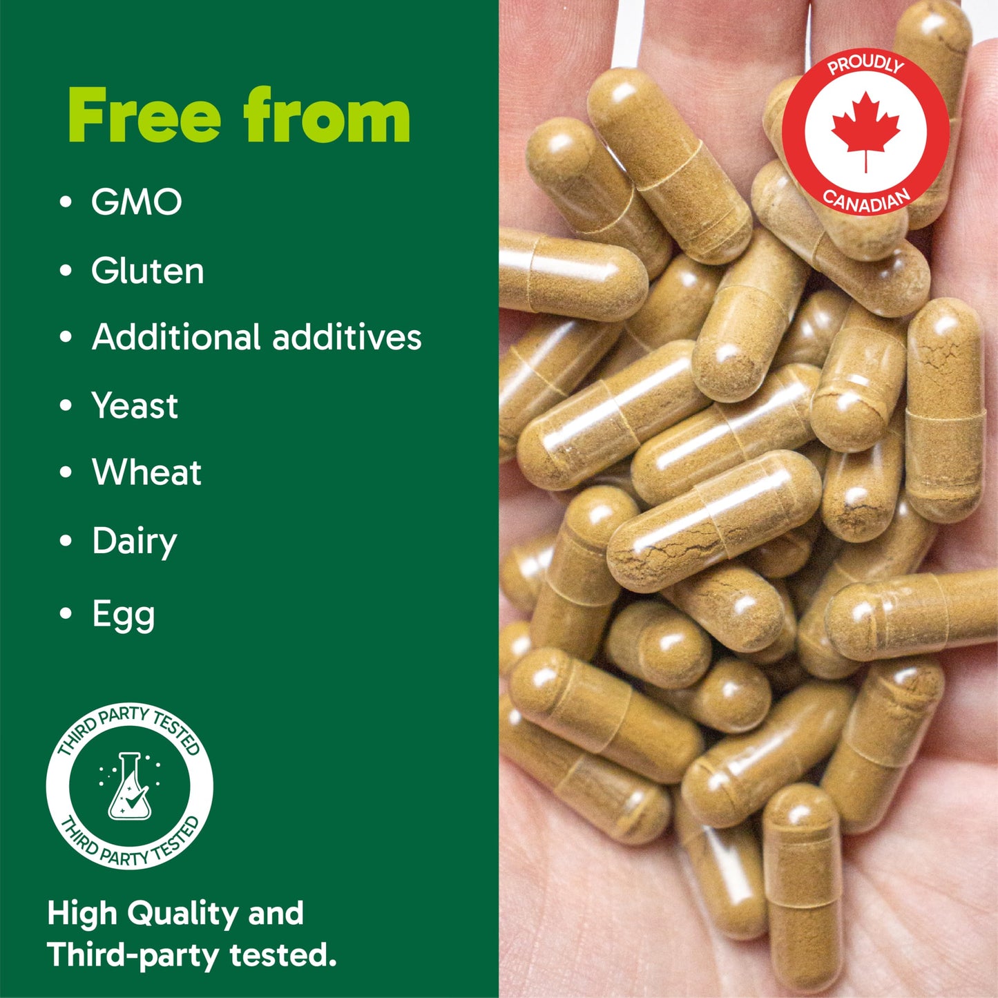 Organika Canadian-Made Ashwagandha with Black Pepper- Enhanced Absorption, Memory Support, Sleep Aid, Adaptogenic- 90vcaps Organika