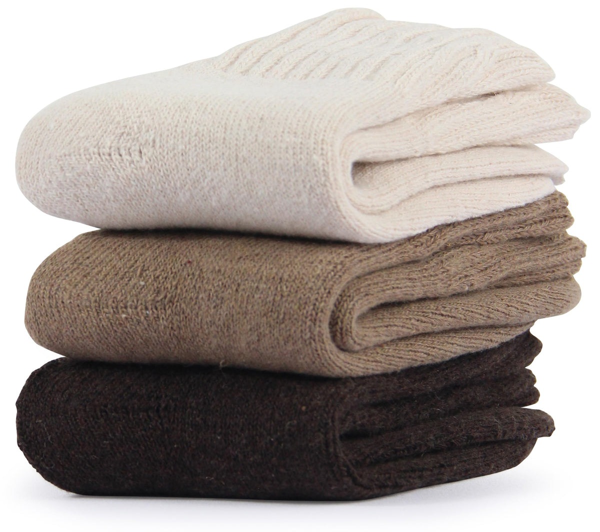BenSorts Women Boots Socks Warm Thick Cozy Winter Crew Gifts Brown Beige 🍁 All In One Marketplace Canada