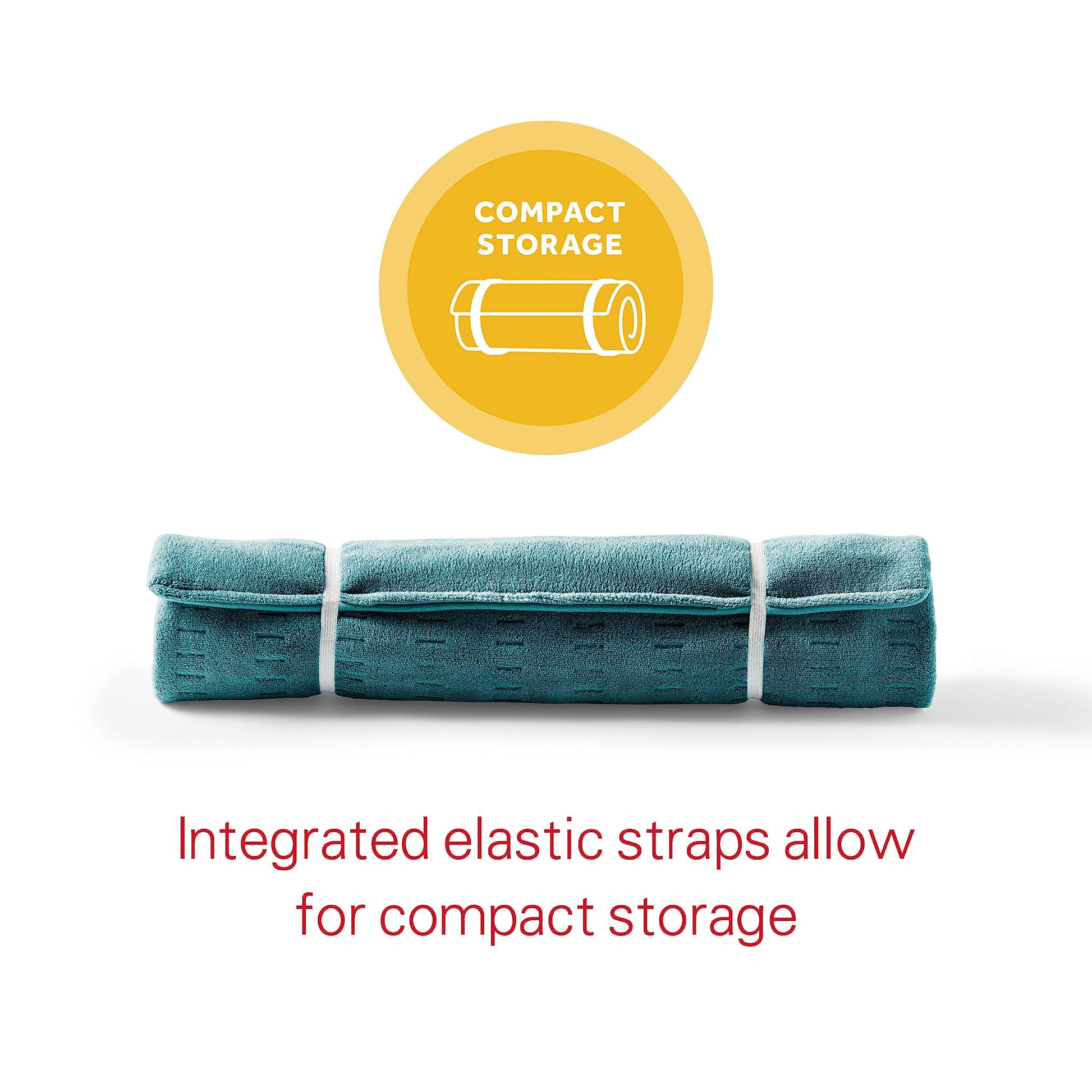 Sunbeam Premium XXL Size Heating Pad with Compact Storage | Electric Heating Pad for Back Pain & Larger Muscle Groups | 4 Heat Settings | 2 Hour Auto Shutoff | Moist Heat Option | 20 x 24 inch - Available at All In One Marketplace Canada