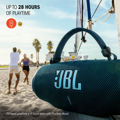 JBL Charge 6 - Portable Waterproof & Drop-Proof Bluetooth Speaker, Bold Pro Sound with AI Sound Boost, 28Hrs of Playtime, Built-in powerbank & Comes with a Sturdy/Removable Carrying Strap (White)