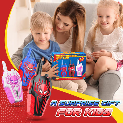 Walkie Talkies for Kids 3 Pack, Exssary Toys for 3 4 5 6 Year Old Boys Kids Walkie Talkie Amazing Christmas Birthday Gifts for Boy Girl Age 3-5 6-8 Camping Backyard Outdoor Toys 🍁 All In One Marketplace Canada
