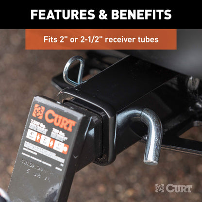 Curt Manufacturing 21580 5/8" Pin and Clip For Super Duty Ball Mount Series