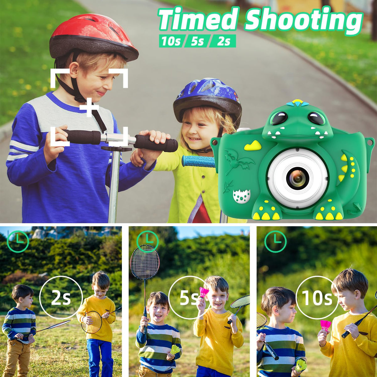 Kids Camera for 3-8 Girls Boys Toddlers Childrens 32GB Card Digital Selfie 🍁 All In One Marketplace Canada