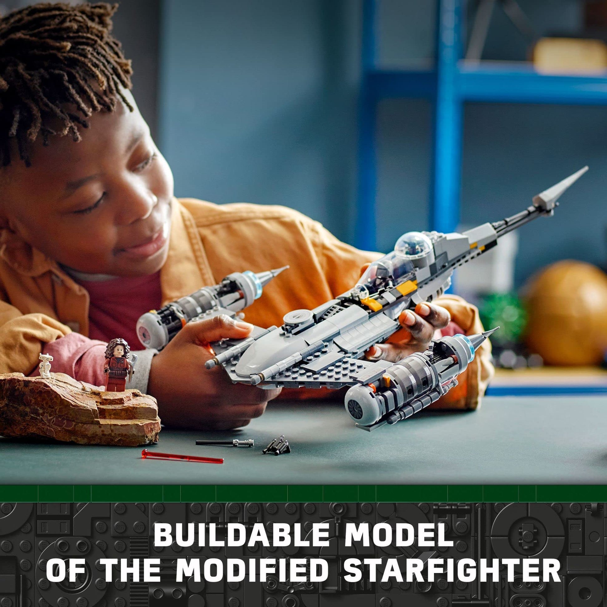 LEGO Star Wars The Mandalorian's N-1 Starfighter 75325 Building Set - The Book of Boba Fett, Featuring Baby Yoda Grogu and Droid Toy Figures, Birthday Gift idea for Kids, Boys & Girls Ages 9+ LEGO