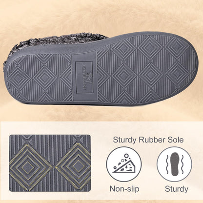 FamilyFairy Women's Bootie Slippers Warm Winter Boots Dark Grey, 7-8 🍁 All In One Marketplace Canada