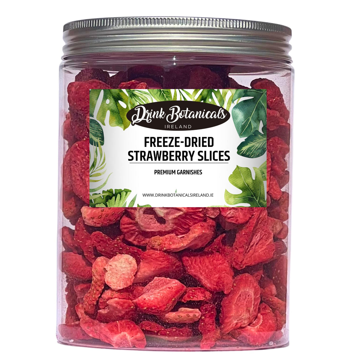 Freeze Dried Strawberries | Dried Strawberry Slices, 200+Slices | 100% Natural | Gluten Free | For Garnishing Cocktails, Cake Decoration, Baking, Fruit, Sorbet, Tea, Cooking | 2.82 oz,75 Grams PET Jar 🍁 All In One Marketplace Canada