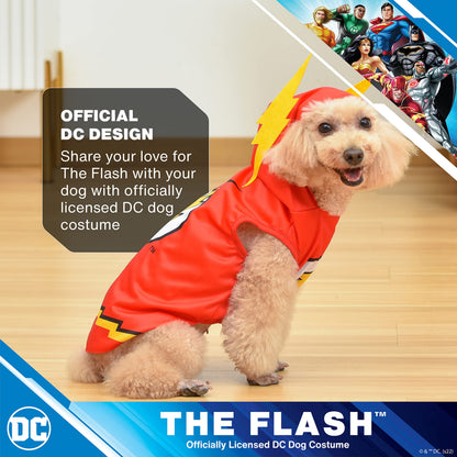 DC Comics for Pets The Flash Dog Costume, Small