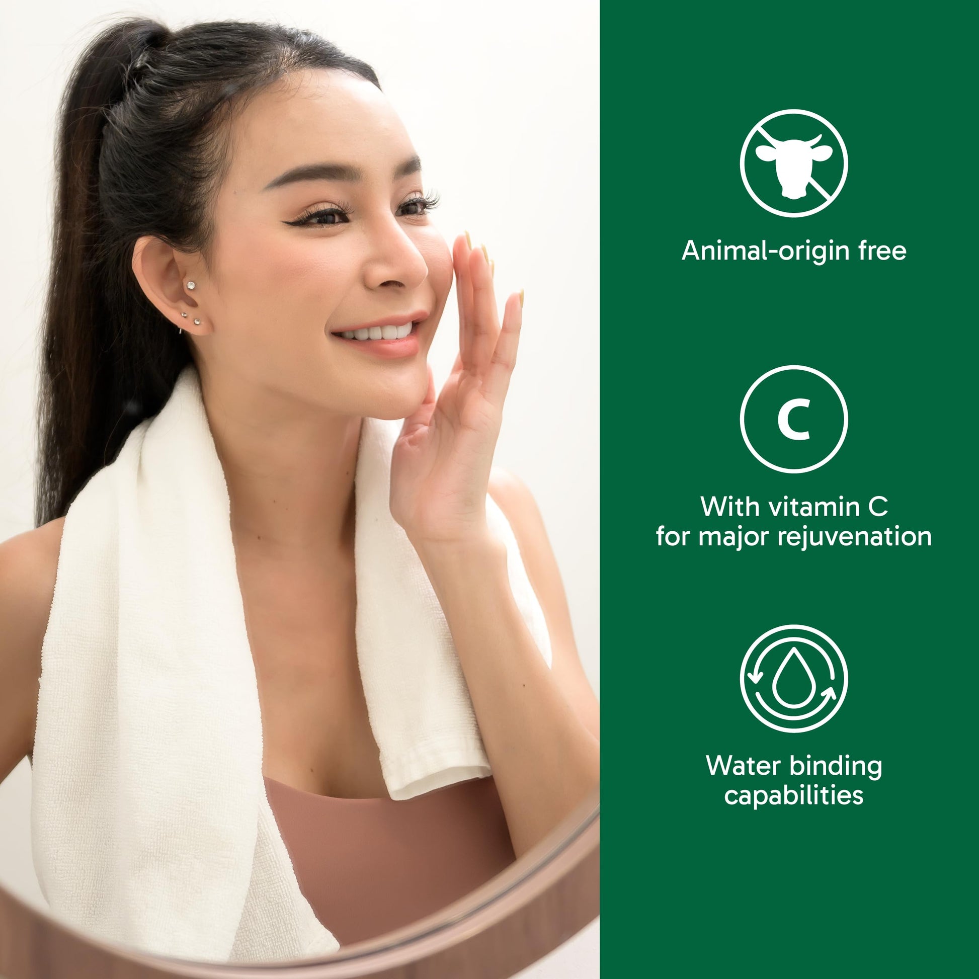 Organika Canadian-Made Hyaluronic Acid With Vitamin C 90 Vcaps Organika