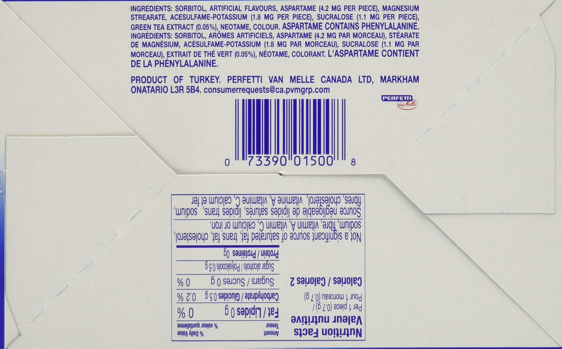 Mentos Clean Breath Peppermint Mints - 12 Pack (360 Pieces)