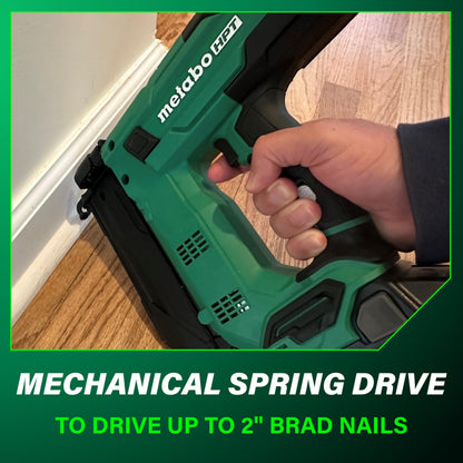 Metabo HPT 18V MultiVolt™ 18-Ga Compact Cordless Brad Nailer Kit, Includes 1-18V 2.0 Ah Battery, NT1850DGM Metabo HPT