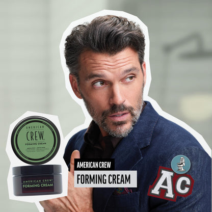 American Crew for Men Forming Cream with Medium Hold/Medium Shine, 85g/3 oz. American Crew