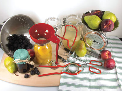 Farm to Table Canning Tool Set, 5 Piece, Red