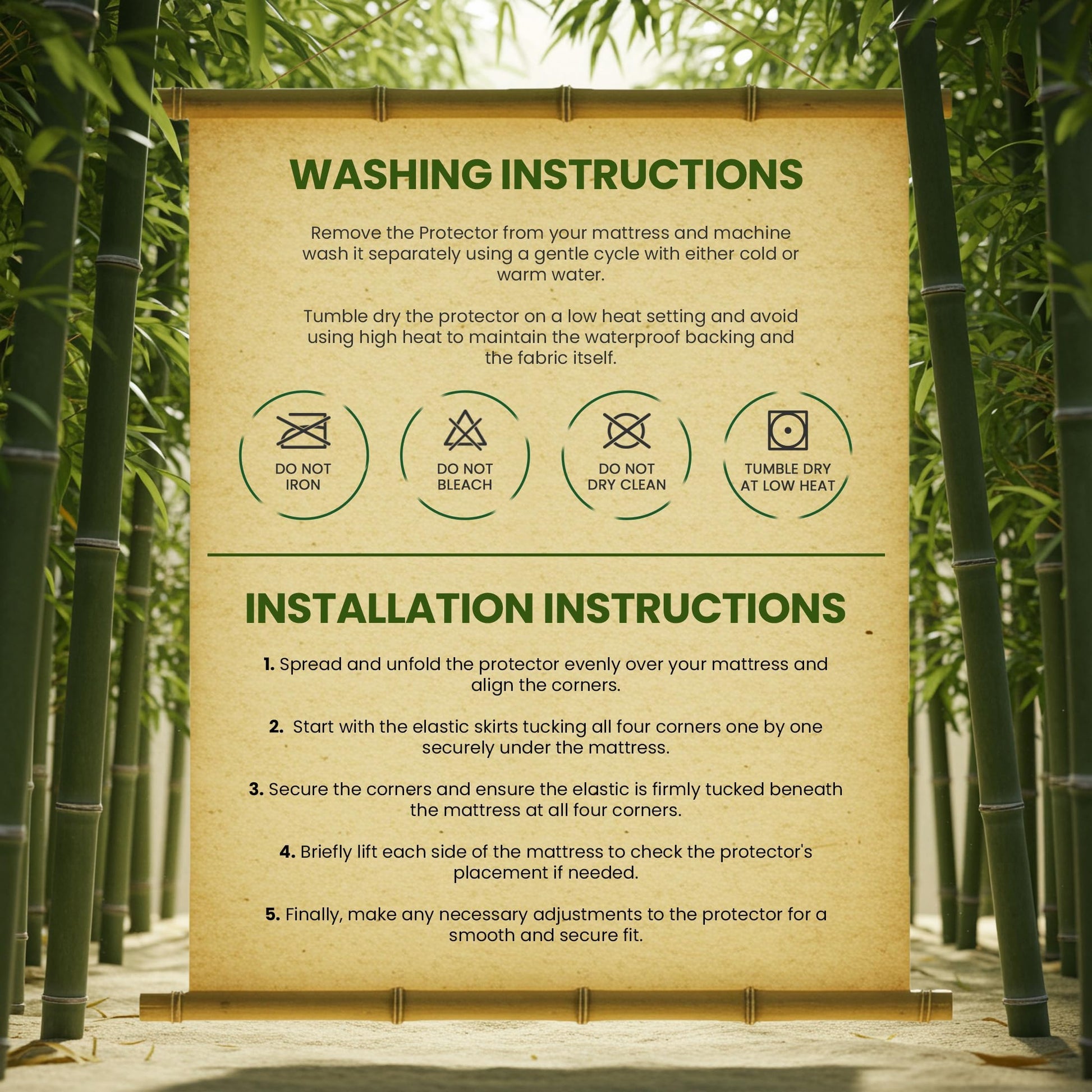 Utopia Bedding Waterproof Mattress Protector Twin Size, Bamboo Viscose Mattress Cover 200 GSM, Fits 15 Inches Deep, Breathable, Fitted Style with Stretchable Pockets (Pack of 2)