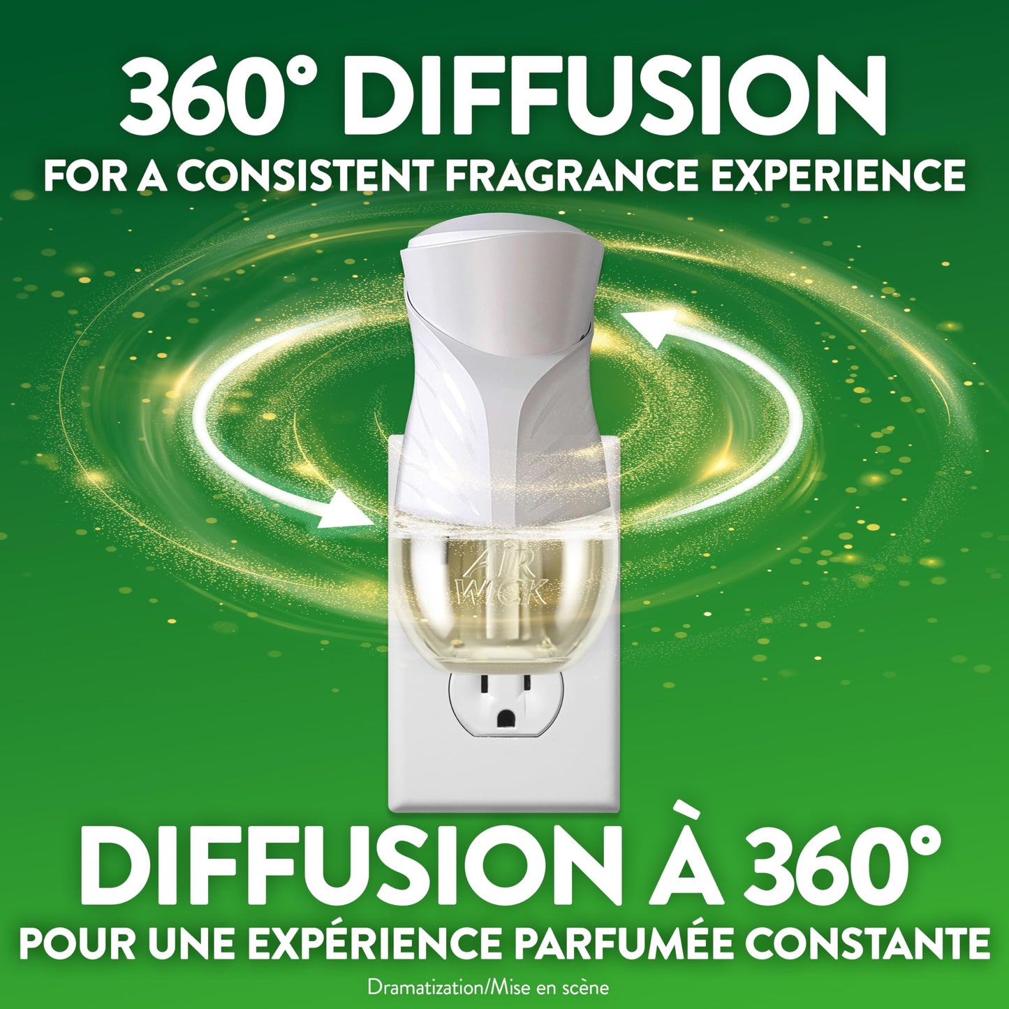 Air Wick Plug In Scented Oil Air Freshener for Home – Infused with Essential Oils, Adjustable Fragrance Control – Wild Berries Scent – Includes 2 Warmers & 5 Refills - Available at All In One Marketplace Canada