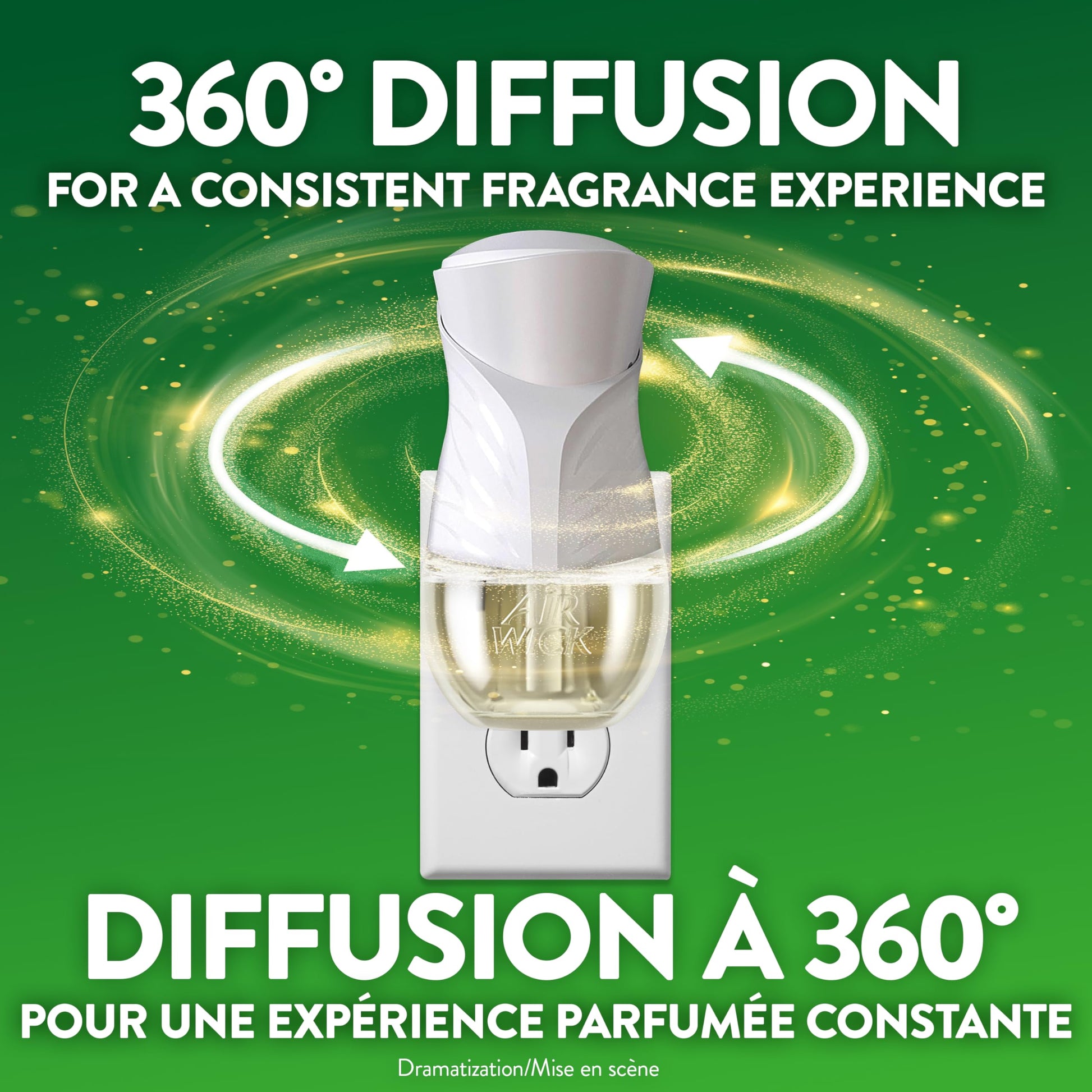 Air Wick Plug In Scented Oil Air Freshener for Home – Infused with Essential Oils, Adjustable Fragrance Control – Wild Berries Scent – Includes 2 Warmers & 5 Refills - Available at All In One Marketplace Canada