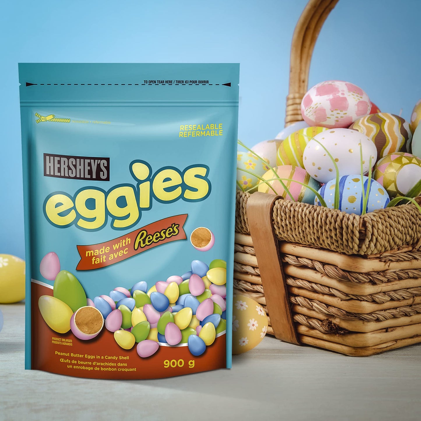 REESE'S Peanut Butter Easter Eggs - 900g Bulk Candy Bag