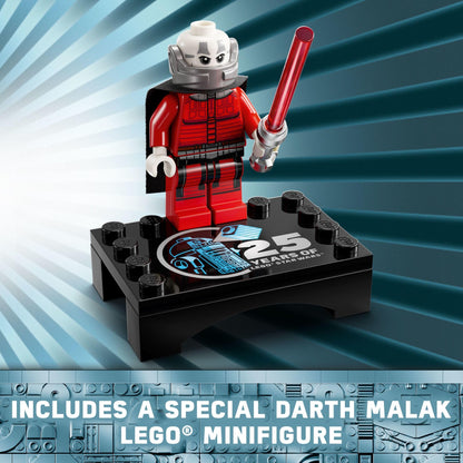 LEGO Star Wars R2-D2 Building Toy Set - Play or Display Star Wars Toy for Boys & Girls, Ages 10+ - Gift Ideas for Kids & Fans - Includes 25th Anniversary Darth Malak Minifigure - 75379 - Available at All In One Marketplace Canada