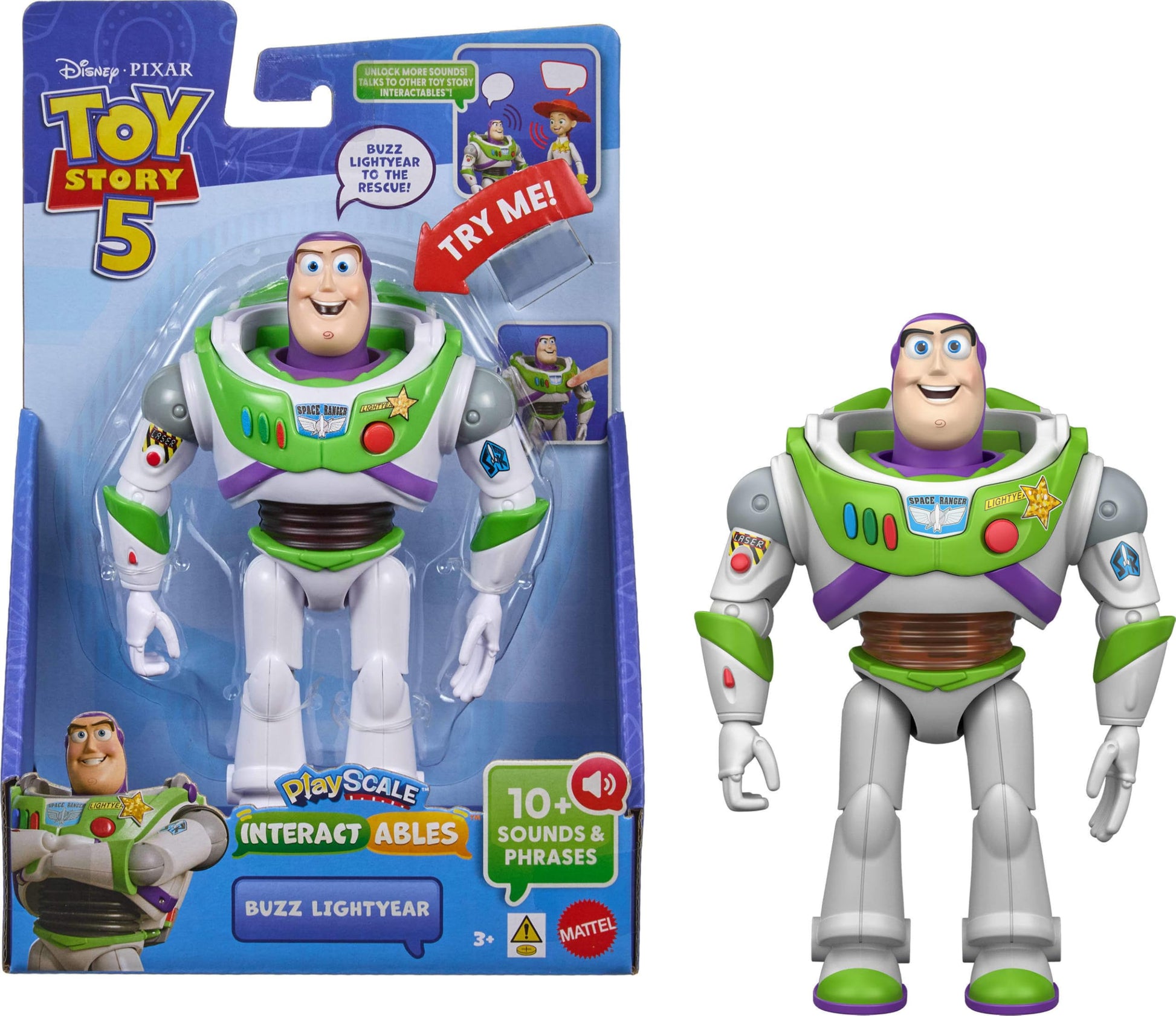 Mattel Disney and Pixar Toy Story 5 Interactables Buzz Lightyear Mattel
