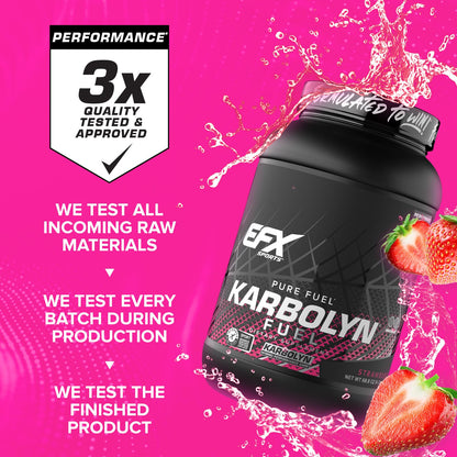 Karbolyn Fuel, Complex Carbohydrate, Post Workout & Pre Workout Powder, Clinically Tested, Intense Energy - Natural (Unflavored), 2.2-Pound
