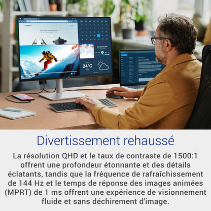 Dell 27 Plus QHD USB-C Monitor S2725DC, QHD IPS Panel, 144Hz, 1ms, FreeSync 🍁 All In One Marketplace Canada